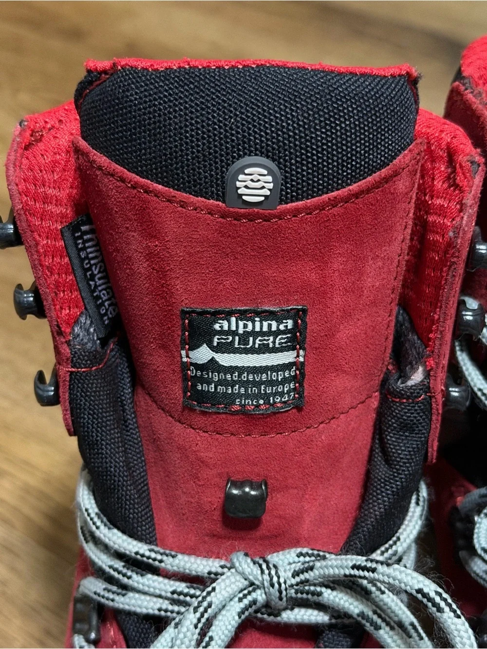 Alpina Men's Red Backcountry Hiking Boots size 9